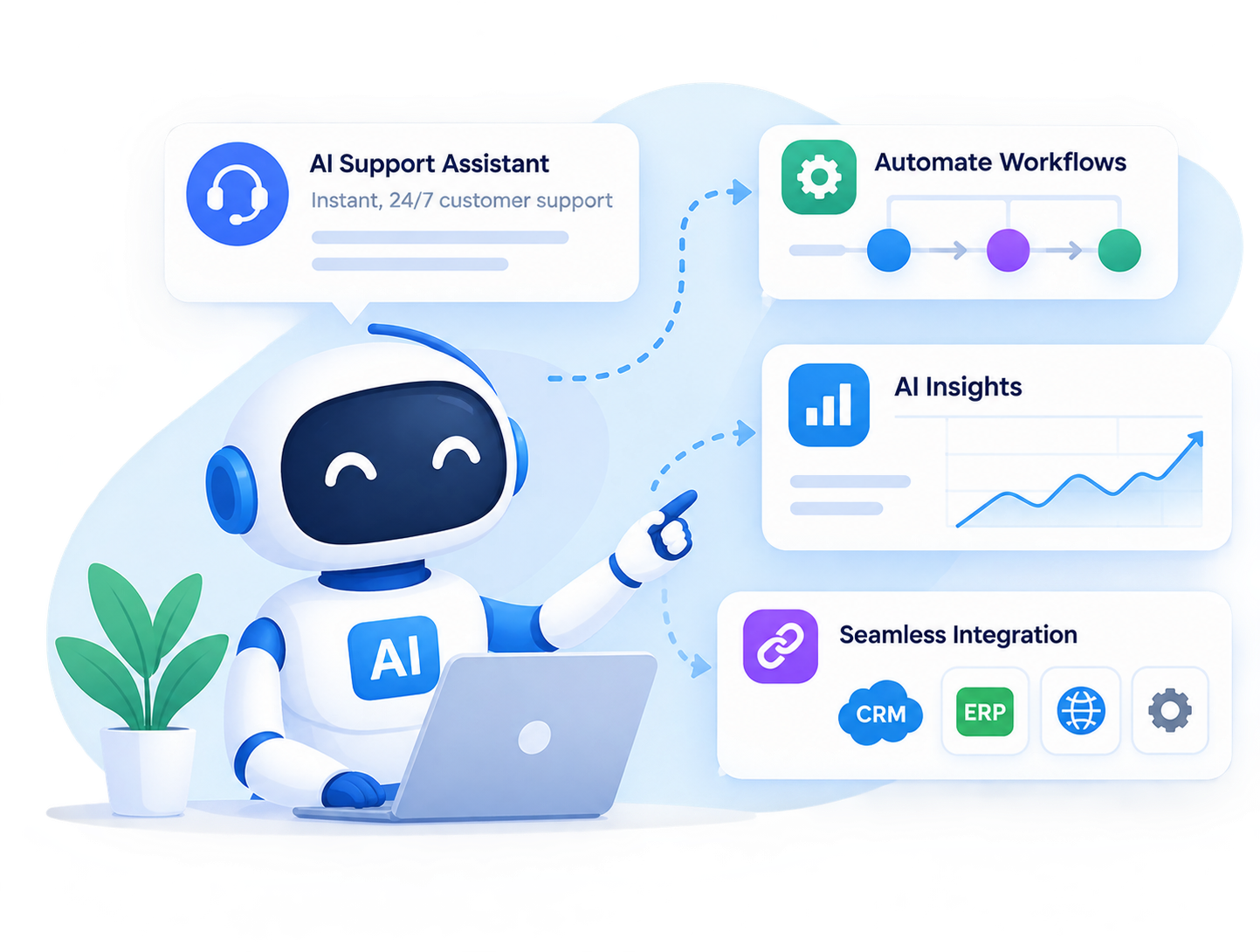 AI network visualization